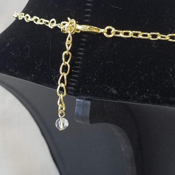 Fun and Funky Lemon Yellow Irridescent Costume Necklace - Picture 9 of 12